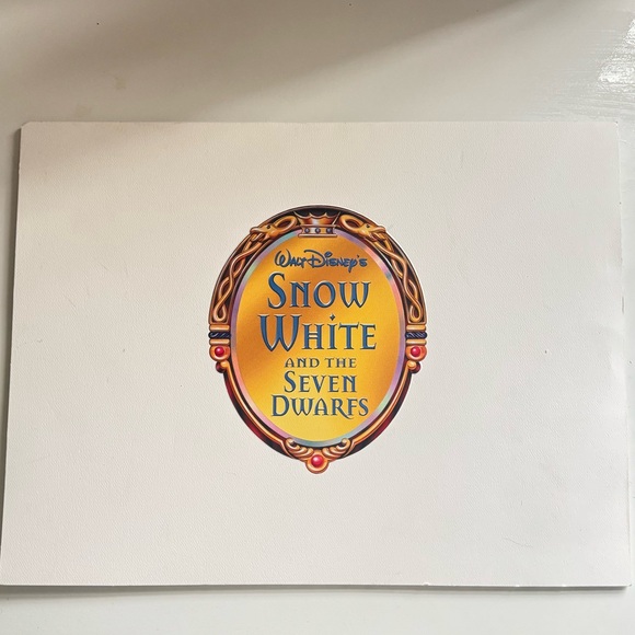 Disney Other - Disney Snow White and the Seven Dwarfs Art Print lithograph set